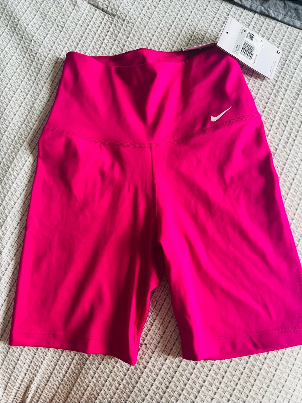 Nike Women's High-Rise Hot Pink Bike Shorts